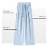 Warrior Women's High-Waist Soft Towel Wide-Leg Casual Pants