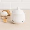 Ceramic Ventilated Garlic Keeper Professional Breathable Garlic Storage Jar Mini with Lid Garlic Storage Tank Dried Chilies