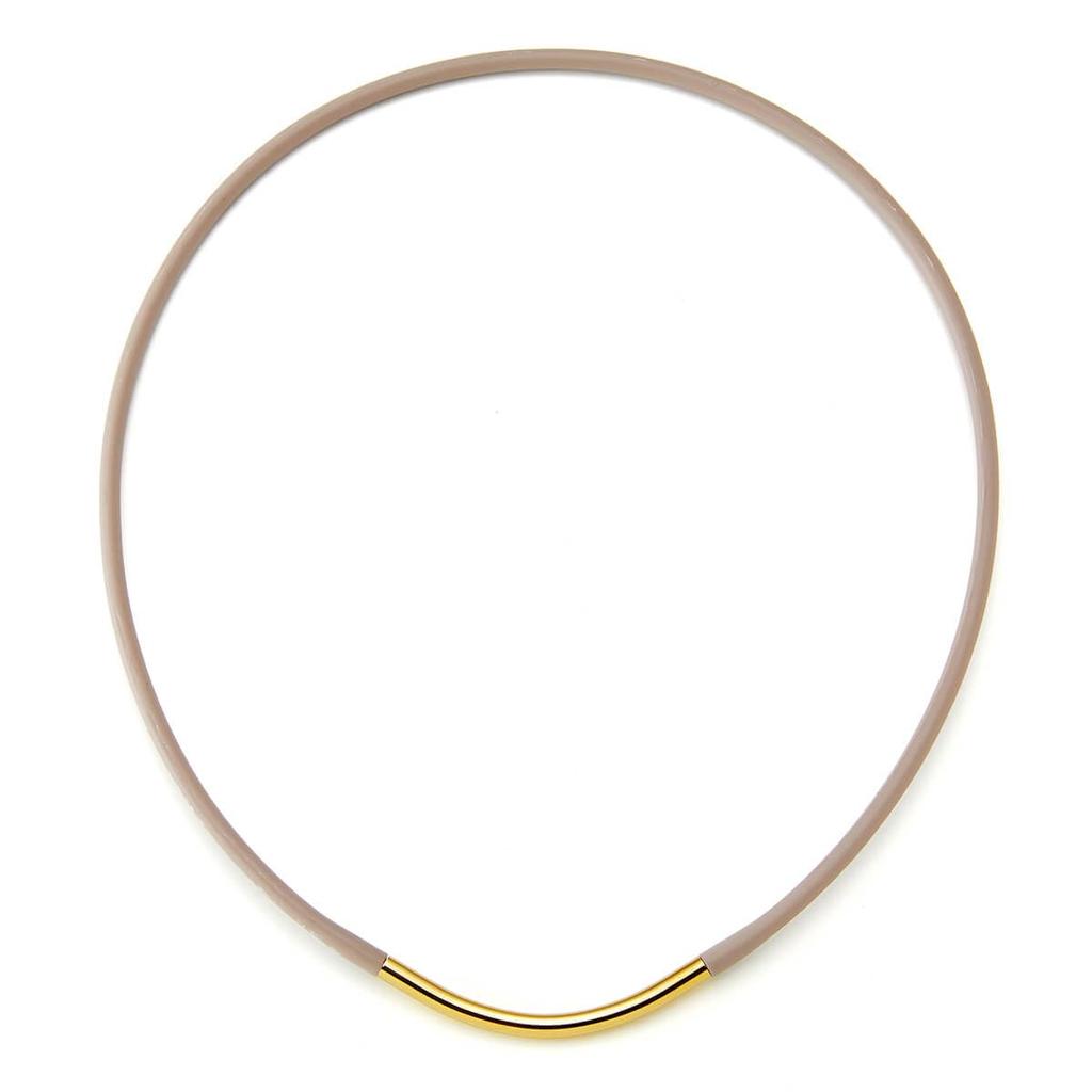 Lieri Official Colantotte Loop Necklace, Magnetic Necklace, Choker Style, Greige, One Size Fits Most, Women's