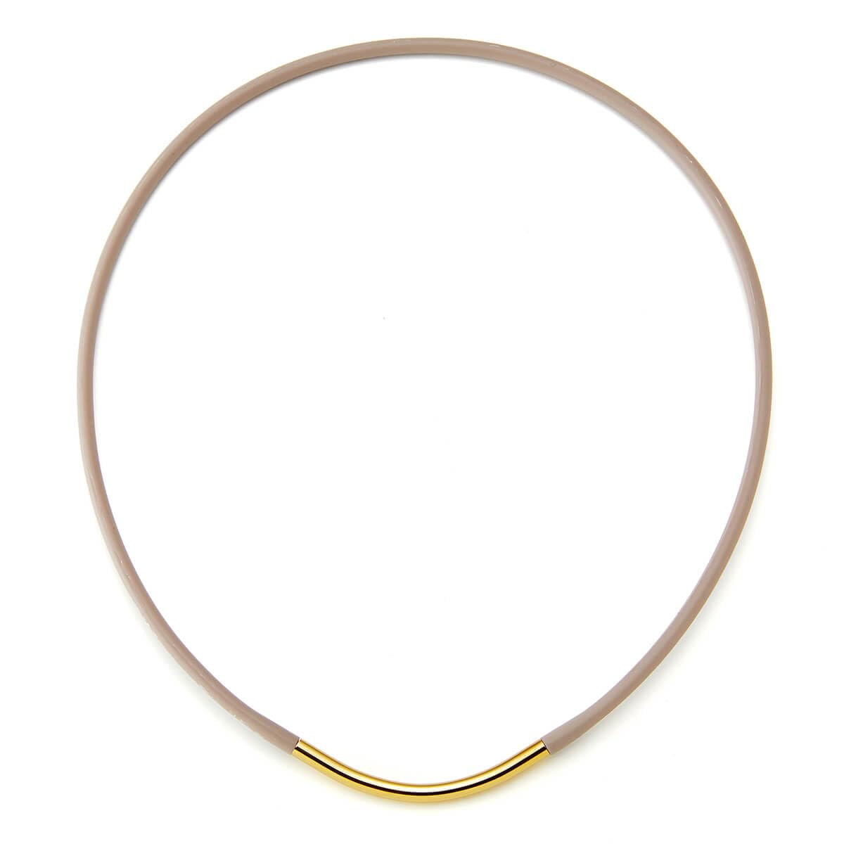 

Lieri Official Colantotte Loop Necklace, Magnetic Necklace, Choker Style, Greige, One Size Fits Most, Women s