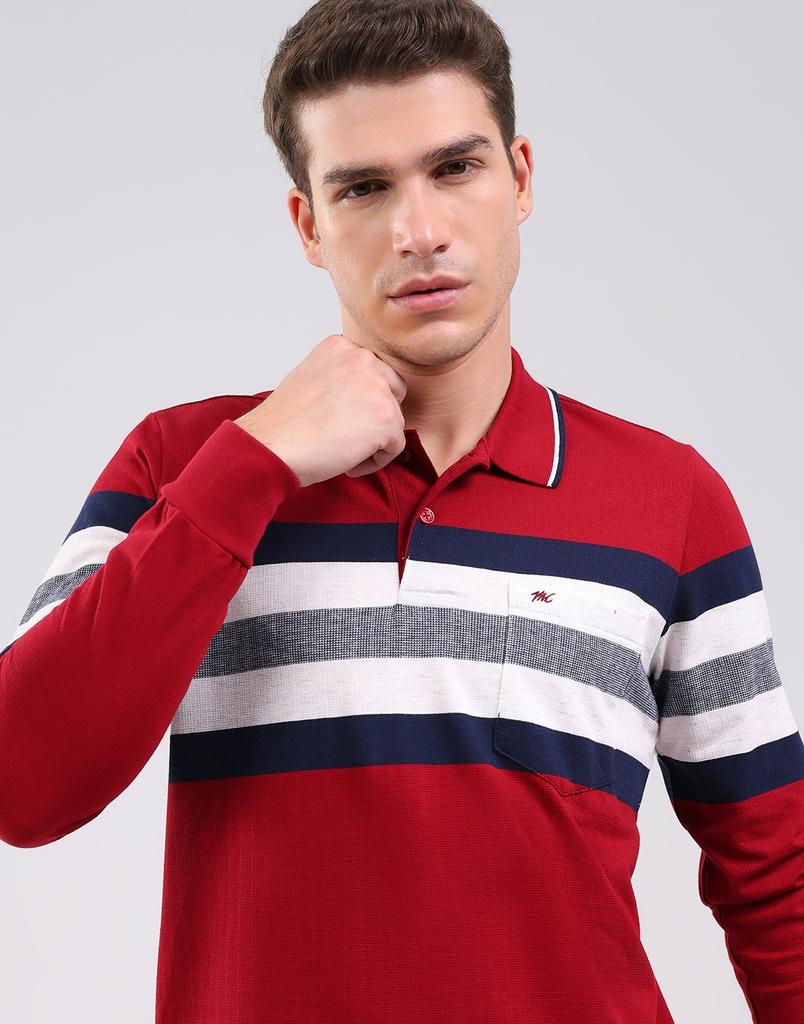 MONTE CARLO Men's Collar Neck Full Sleeve Tracksuit