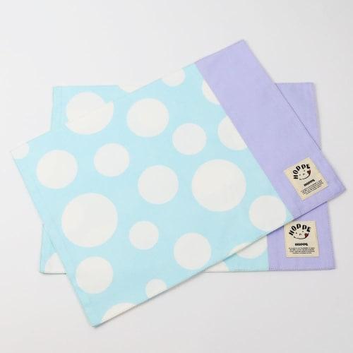 

Baby Blue Dot Placemats, Set of 2 with Name Stickers, Perfect for School Lunches, Kindergarten, and Elementary School, Perfect for Boys and Girls, Mad