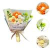 Cartoon Flower DIY Bouquet Knitted Knit Mini Flower Bouquet Toy  Graduation Season