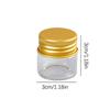 5 ks 10ml Malé Skleněné Skleničky Lahvičky Šroubovací Víčko Skladovací Sklenice Mini Nádoby Průhledné Lahvičky