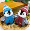 Children's Penguin Doll Companion - Cute Plush Toy & Soothing Gift with Scarf and Hat