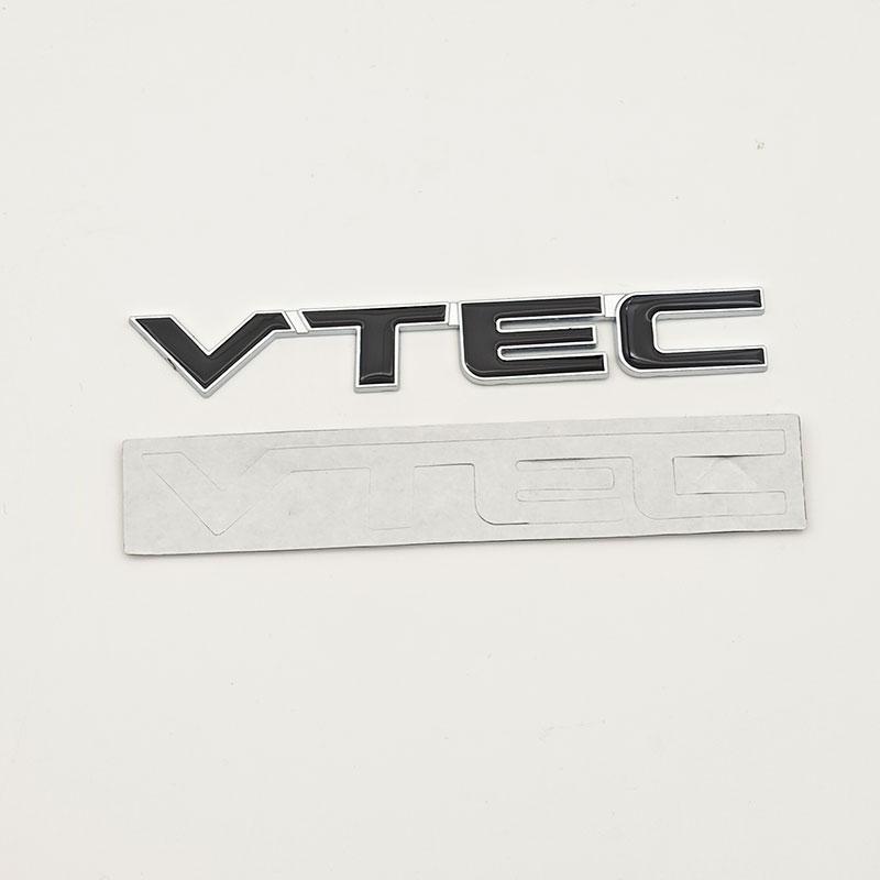 3D Metal i-VTEC VTEC Logo Car Rear Trunk Sticker Fender Side Badge Emblem for Honda Civic Accord Odyssey Spirior Fit CRV SUV