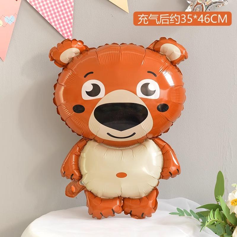 

Мультяшний Легкий Фільм Тварина Повітряна Куля, Дитяче Святкування 100-го Дня Народження Оформлення Сцени Дитячий Садок Активність Декорація light film little bear