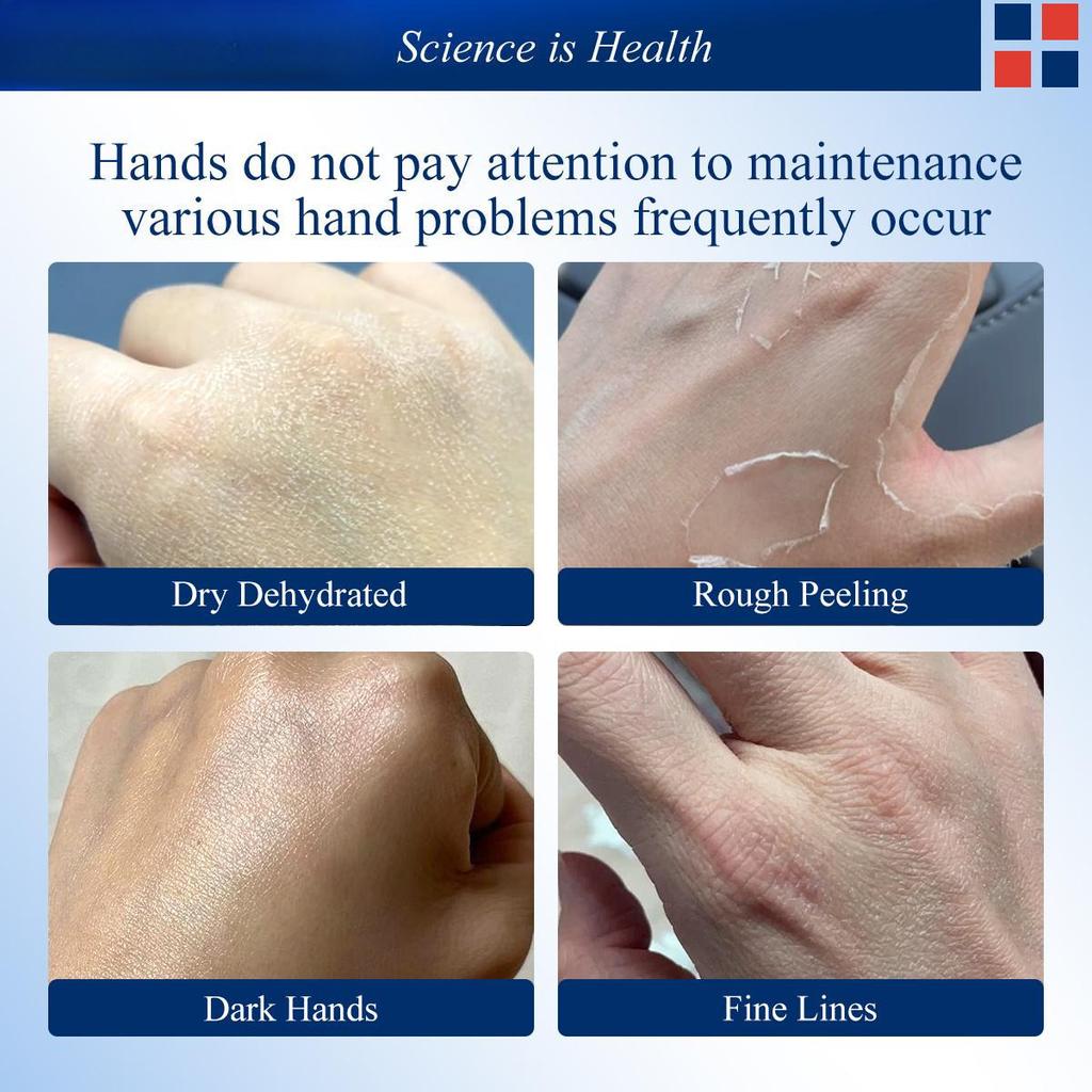 Whitening Anti-Aging Anti-Wrinkle Hand Mask Skin Care Lock Water Repair Calluses Hand Care Moisturizing Exfoliating Hand Cream