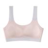 Customized girls' underwear Middle and high school students' development period seamless fixed bra Girls' sports shock-proof breathable vest