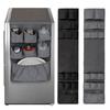 15 Grids Refrigerator Storage Bag Dustproof Washable Hanging Storage Bag Household Stain Resistant Refrigerator Hanging Bag