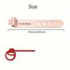 10pcs 73mm/10mm Reusable Fastening Cable Ties Cord Organizer for Earphone Mouse Cable Winder Portable Soft Silicone Wire Organizer