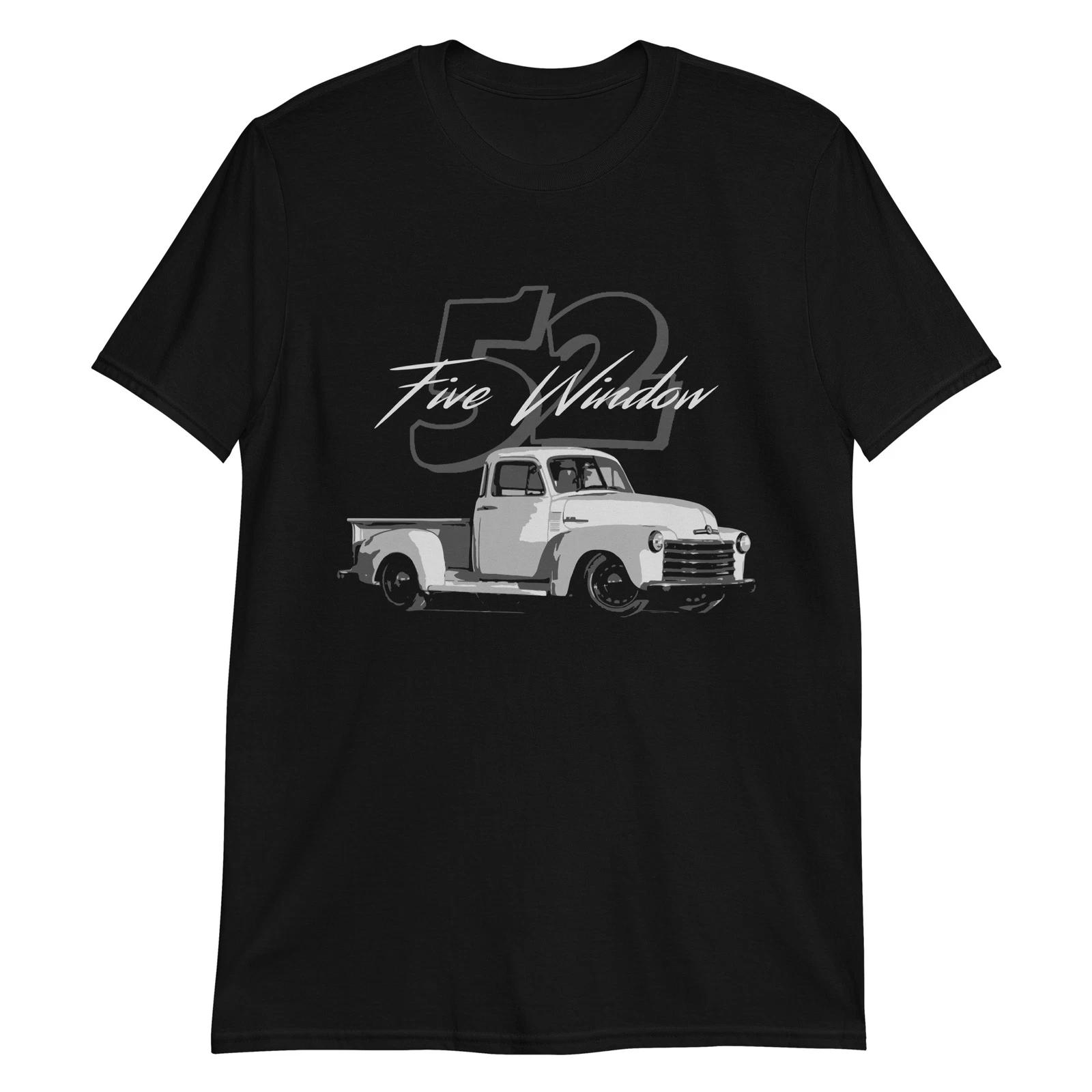 1952 Five Window Chevy Pickup Antique American Truck Collector T-Shirt XXXL