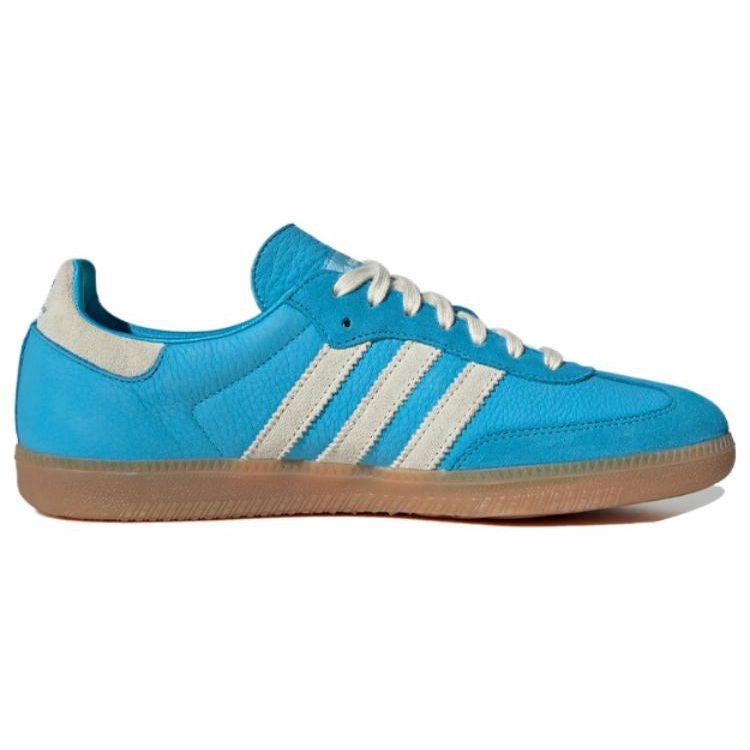 Sporty & Rich X Adidas Samba OG Blue Rush Unisex Sneakers Cream-White Gum IE6975