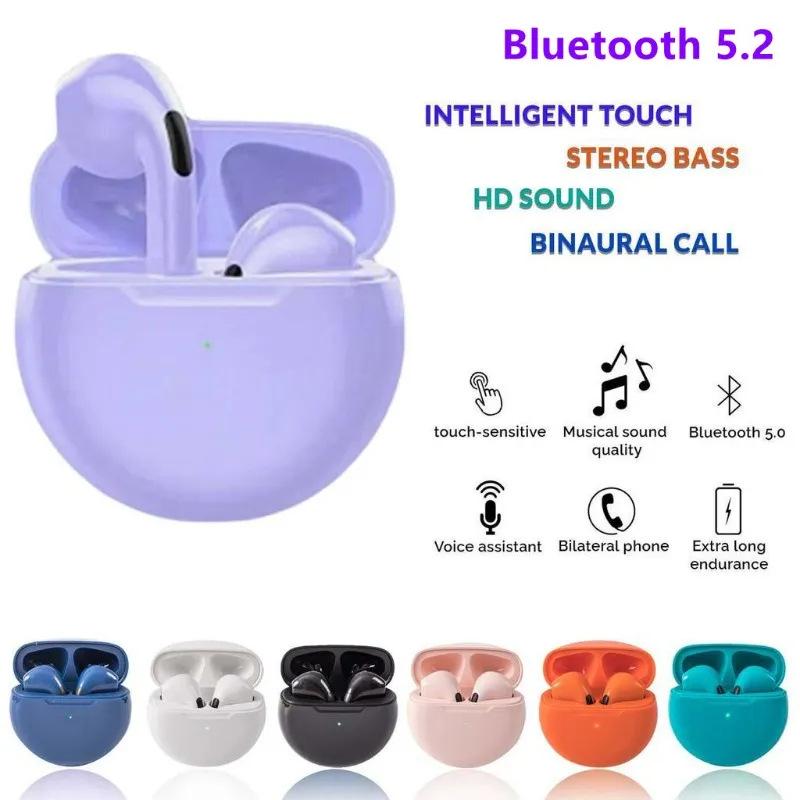 J6 Pro4/Pro6 5th Gen Wireless Bluetooth 5.0 TWS Dual-Ear Sports Stereo Headset
