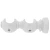 RAIL CHYC - Double Open Smooth Wood Support 20x118 Mm. White