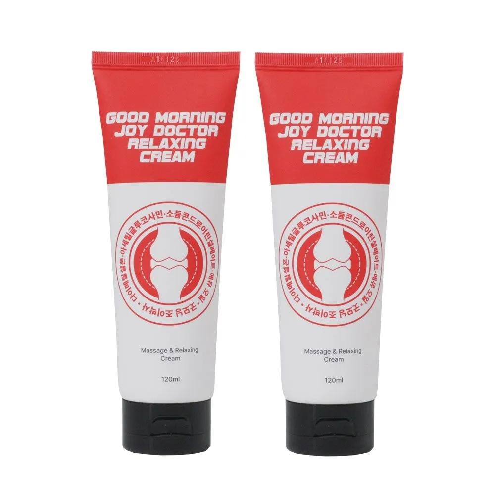 

GOOD MORING JOY DOCTOR Relaxing Cream, Wrist, Foot, and Knee Cream, Emu Oil, Body Cream, Sports Massage Cream 120mg x 2 pieces