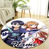 Personalized S-Sword Art Online Round Chair Office Rug - Perfect for Mat, Office Chair & More - Ideal Gift for Birthdays and Holidays