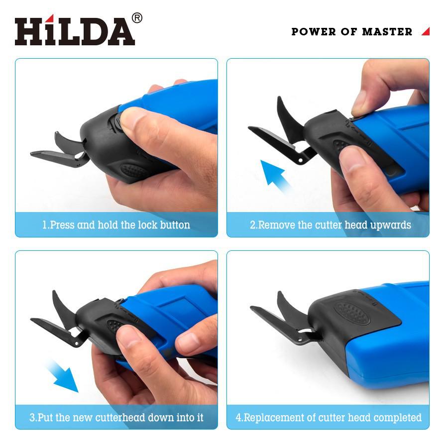 Cordless Rechargeable Electric Fabric Scissors with Lithium Battery for Household and Carpet Cutting