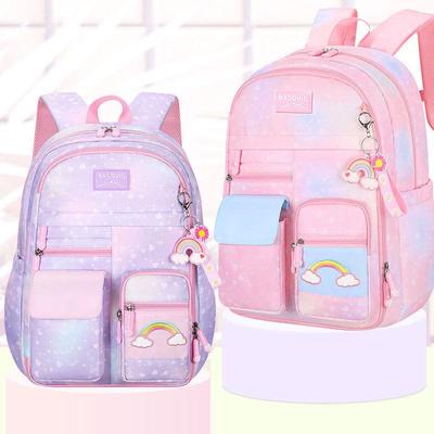 Zaino Multifunzionale Carino Stile Coreano per Ragazze Scolastiche - Leggero e Design a Doppia Spalla