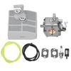 Aluminium Alloy Carburetor Air Fuel Filter Kit 11131201603 Fit for STIHL 030AV 031AV 032AV