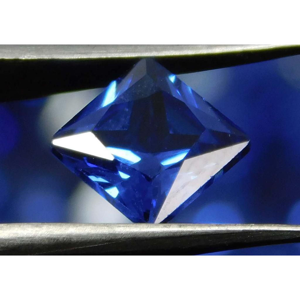 1 Ct 7x5 Mm Natural Square Cushion Blue Sapphire Certified Gemstone Lot For Gift MULTTIQ129