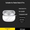 Compatible Protective Case for Xiaomi Redmi Buds 6 Pro and 5 Pro Wireless Bluetooth Headset - Transparent.
