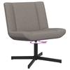 Swivel Chair Beige 63 x 75 x 76 cm Fabric