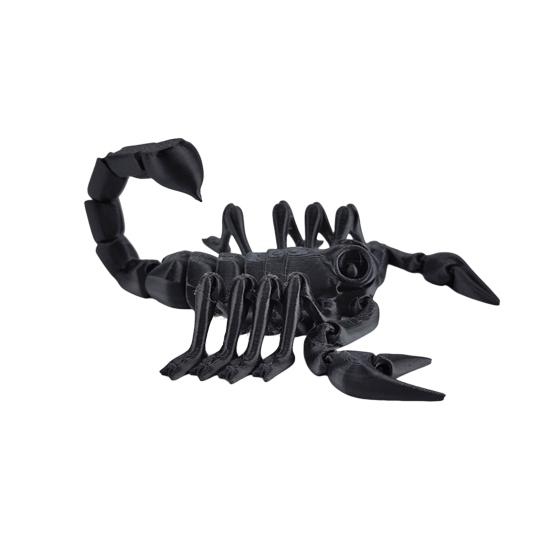 

3D-печатная фигурка скорпиона, подвижные суставы, имитация фигурки скорпиона, шарнирная модель животного, игрушка для домашнего офиса, книжной полки, украшения рабочего стола, орнамент