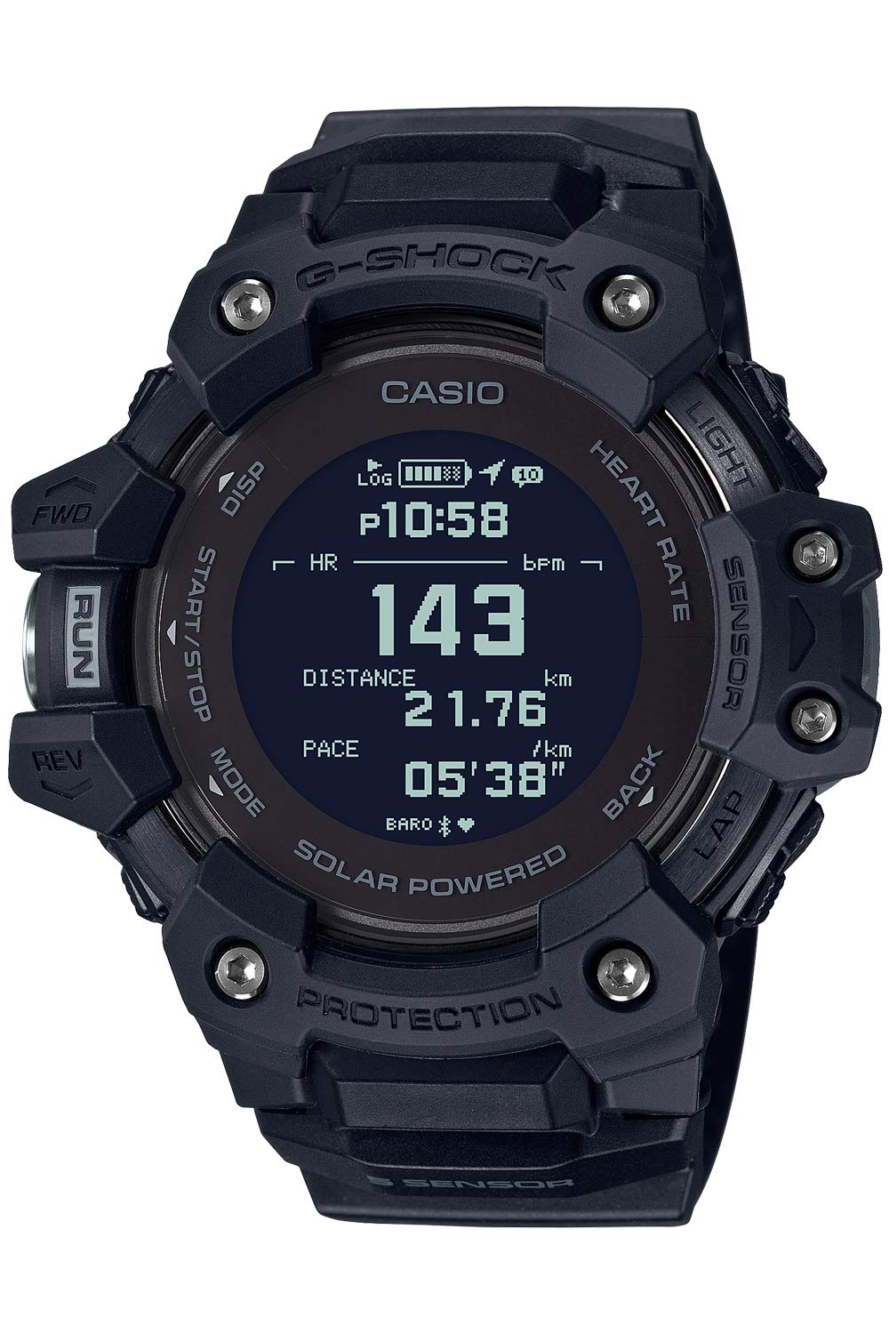 

[Casio] Годинник G-Shock []G-SQUAD GBD-H1000-1JR чоловічий чорний
