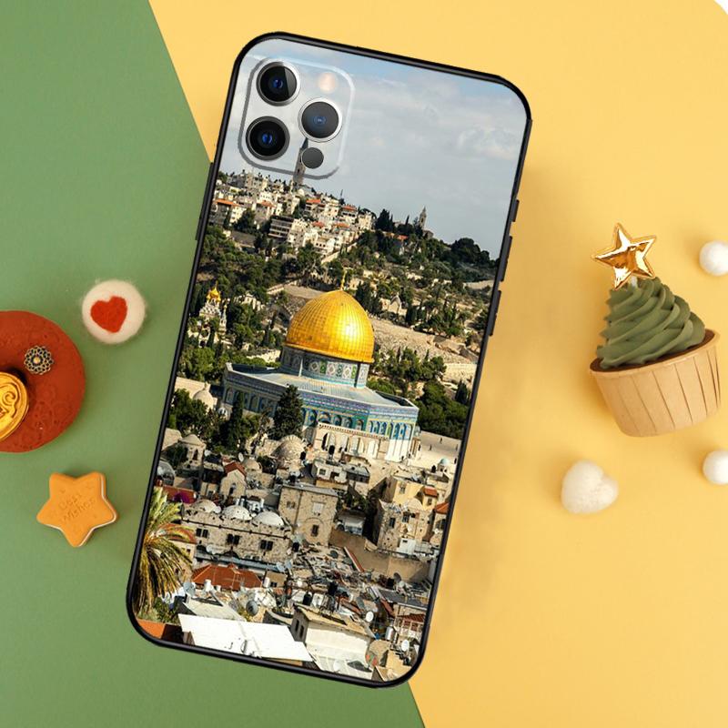 Jerusalem Dome of the Rock Phone Case For iPhone 17 17Air 16 16E 15 14 13 12 11 Pro Max 12 13 Mini Shockproof Cover