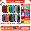 KINGROON 10KG/22LBS Vícebarevný PLA Filament 1KG/Role 1.75mm Pro 3D Tiskárnu Materiál pro 3D Tisk 3D Tiskárnový Filament Doprava Zdarma