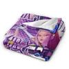 HUNTRIX KPOP Dämonenjäger Anime Flanelldecke Fantastische Überwurfdecke für Zuhause 200x150cm Teppichstück