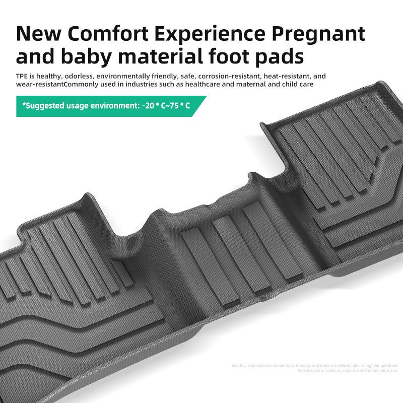 All-TPE Car and Trunk Floor Mats for 2021 Nissan Rogue