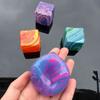 Squishy Flow Pattern Cube Kneading Squeeze Toy Stress Relieving Kneading Venting Toy Slow Rebound Decompression Gift For Adult