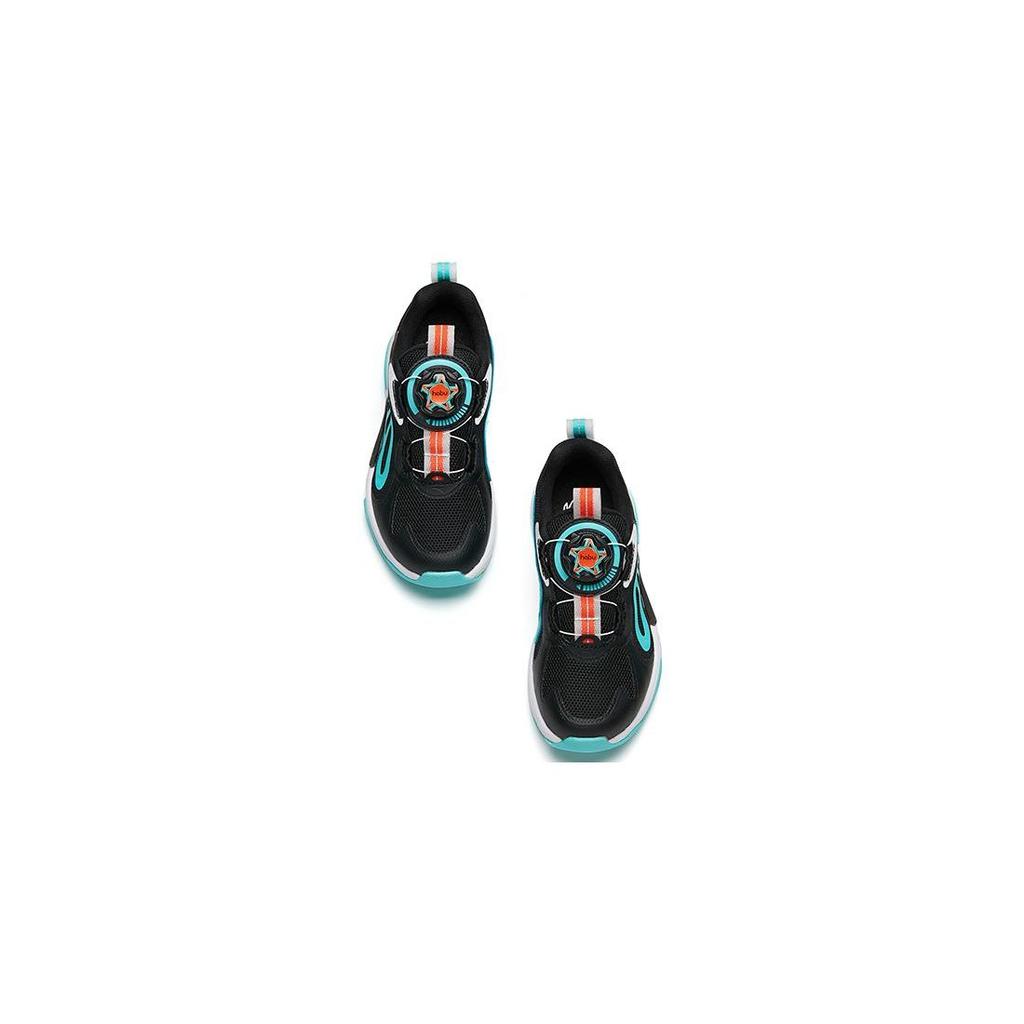 Anta Butterfly Wing Non-Slip Wear-Resistant Sports Casual Shoes Kids Sneakers Black Green 312229908-3