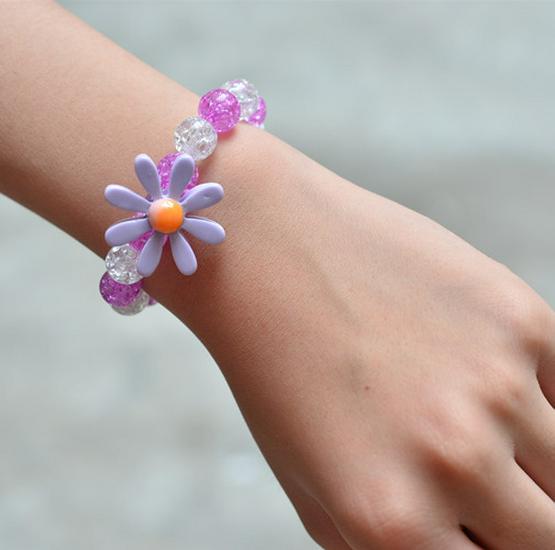 Cartoon Princess Girl's Ice & Snow Bracelet Gift Set for New Year & Birthday