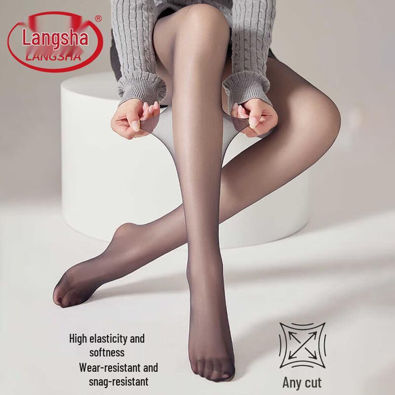 LANGSHA Women's 0D Ultra-Thin T-Crotch Sunscreen Pantyhose