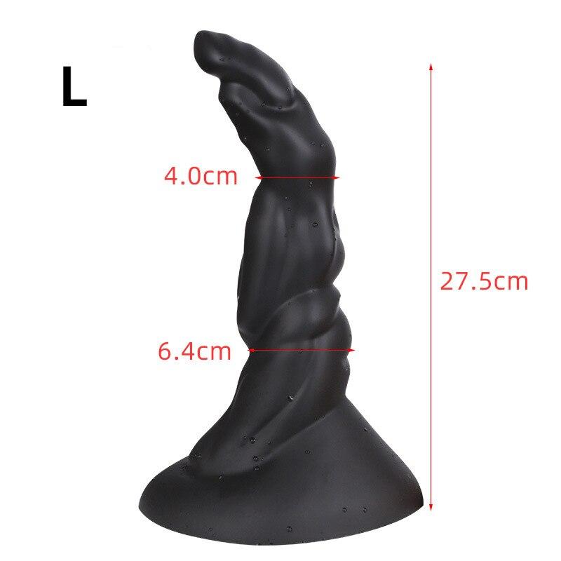 Simulační měkký anální kolík silikonový anální expandér masturbační zařízení pro dospělé Sexuální hračky popruh na penis Realistické držení penisu