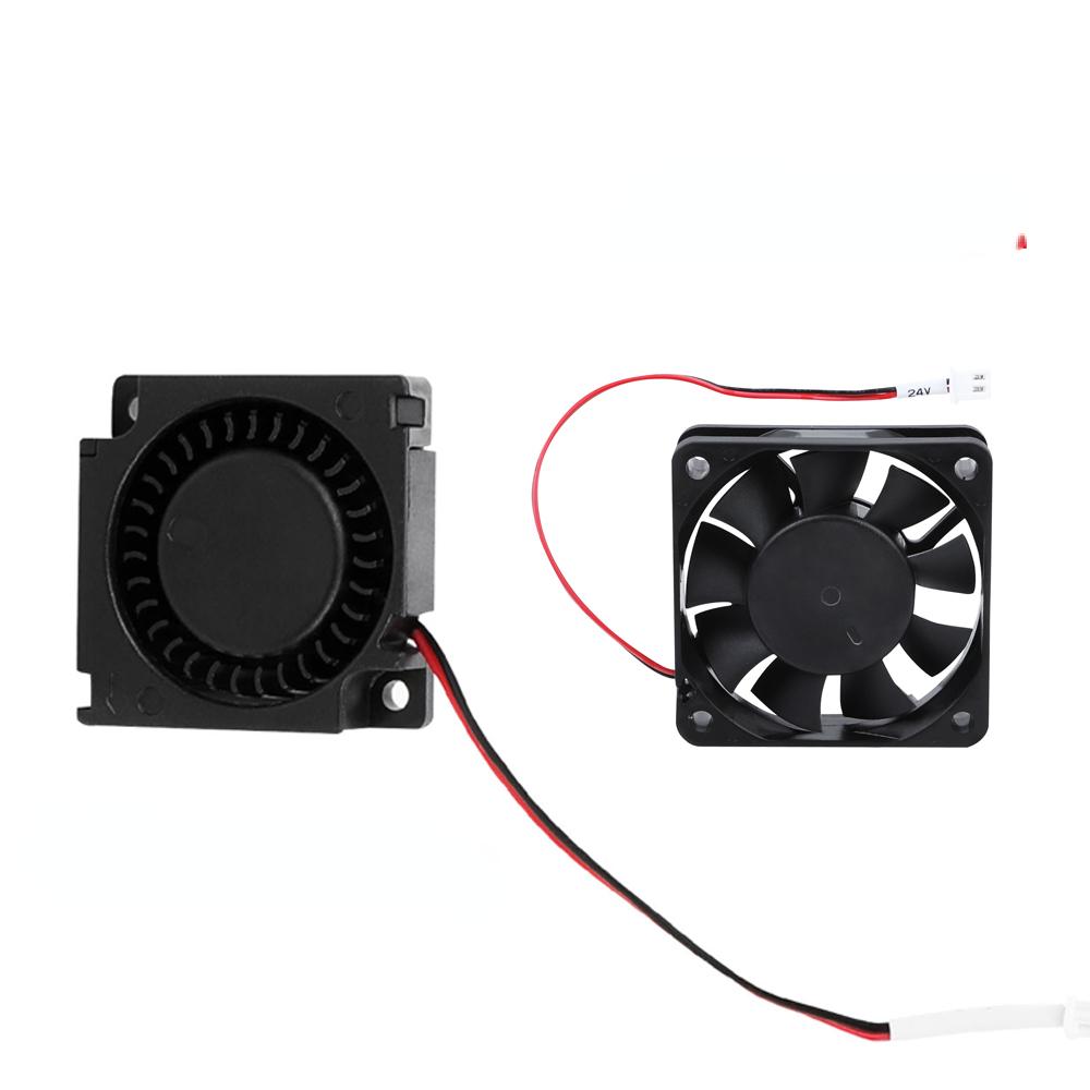 Creality Original 4010 Fans 40x40x10MM DC 24V Extruder Hot End Fan and DC 24V Turbo Fan for Ender 3 / Ender 3 Pro 3D Printer
