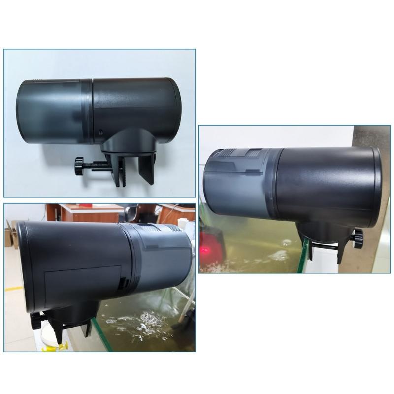 Programmable Aquariums Feeders Regulable Pellet Dispenser Charging Timers Large Capacity