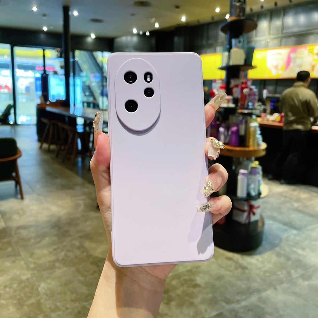 Applicable to Honor 100 matte TPU straight edge protective case Honor X40i Huawei magic5 Rubik's Cube silicone mobile phone case