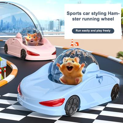 Křeček Malé zvířátko Hračka Auto Legrační Malé zvířátko Křeček Hračka Auto Roztomilý Křeček Interaktivní Sportovní auto Tiché Fitness kolo Hračka Vozidlo
