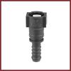 2pcs Fuel Line Quick Connect Straight Push-On Single Barb Adapter Connector for 3/8 to 3/8 Rubber Tubing Replace Parts