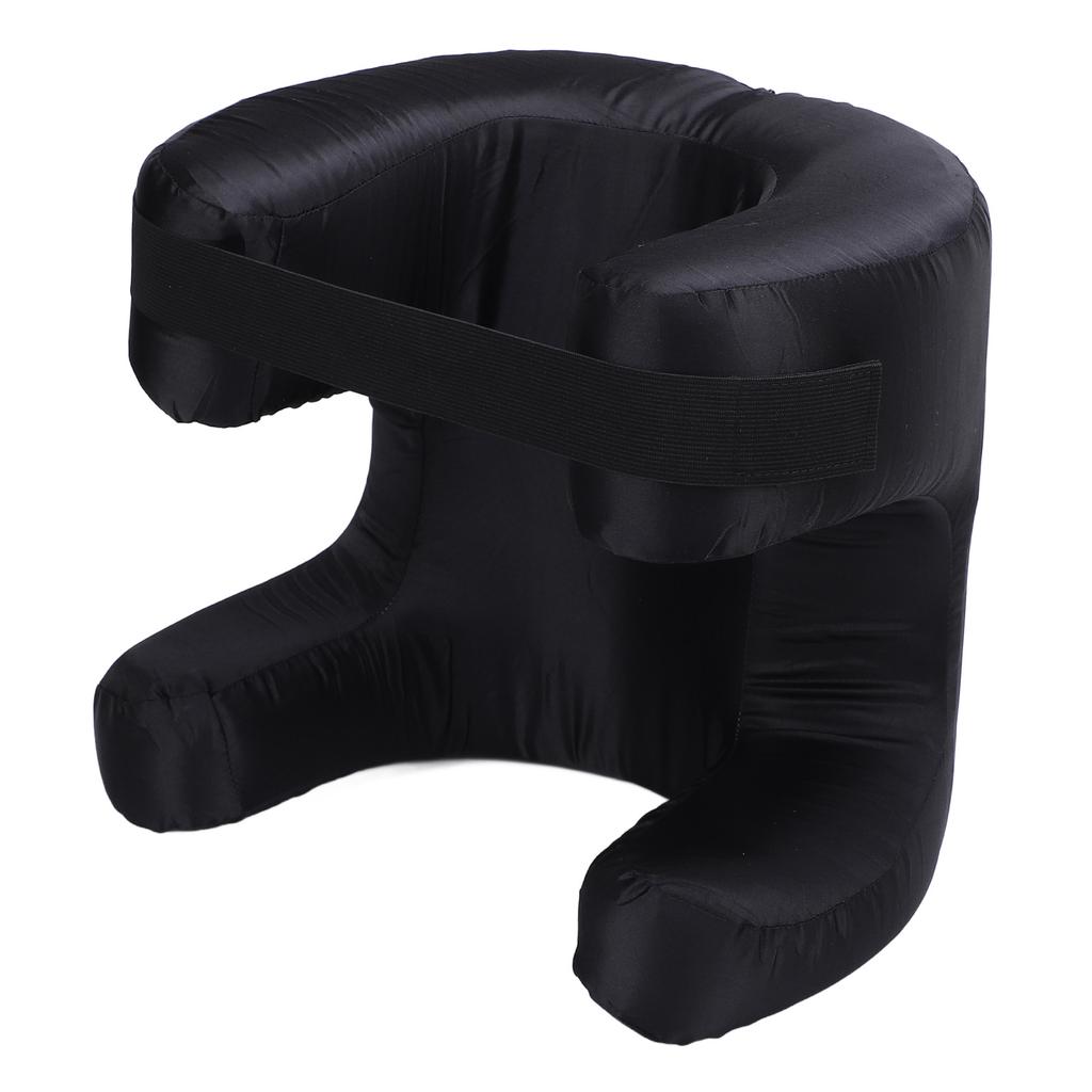 Face Pillow Silk Fabric Memory Foam Soft Cushioning Ergonomic Beauty Pillow for Back Sleep