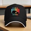 Fathers Day Papa Bear Periodic Table Sun Baseball Cap Summer UnisexTeens  Print Trucker Hat Tennis Skate Baseball Caps