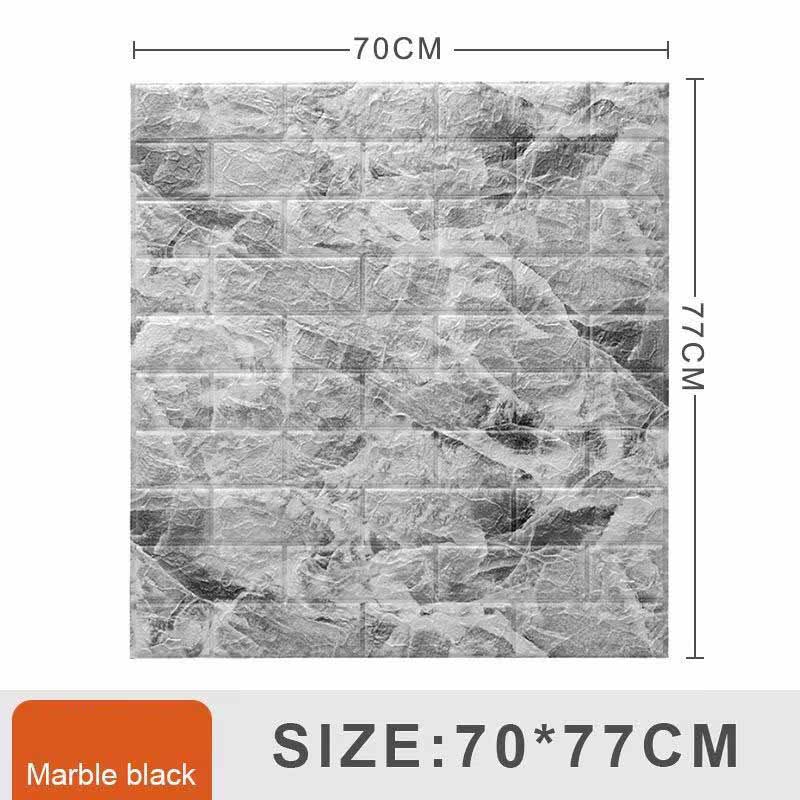 

70*77см 3D Водонепроницаемые Самоклеящиеся Очень Толстые XPE Пена Обои Под Ретро Кирпич Антивандальные Декор для Гостиной Спальни Детской Комнаты 1pc