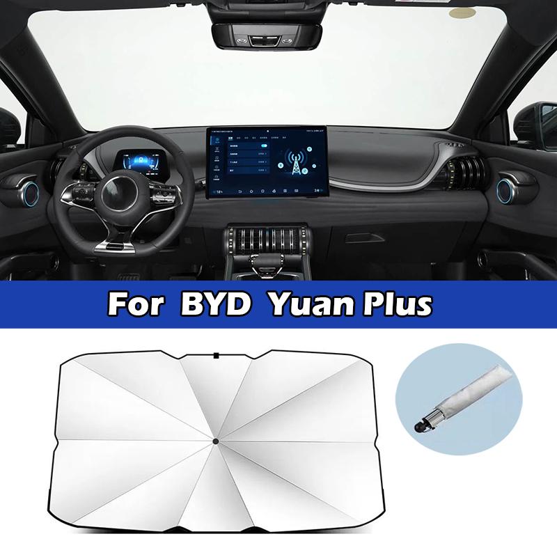 For BYD Song Han Yuan Tang Qin KING Seagull Dolphin Car Front Windshield Sunshade Umbrella Sun UV Protection Auto Accessories