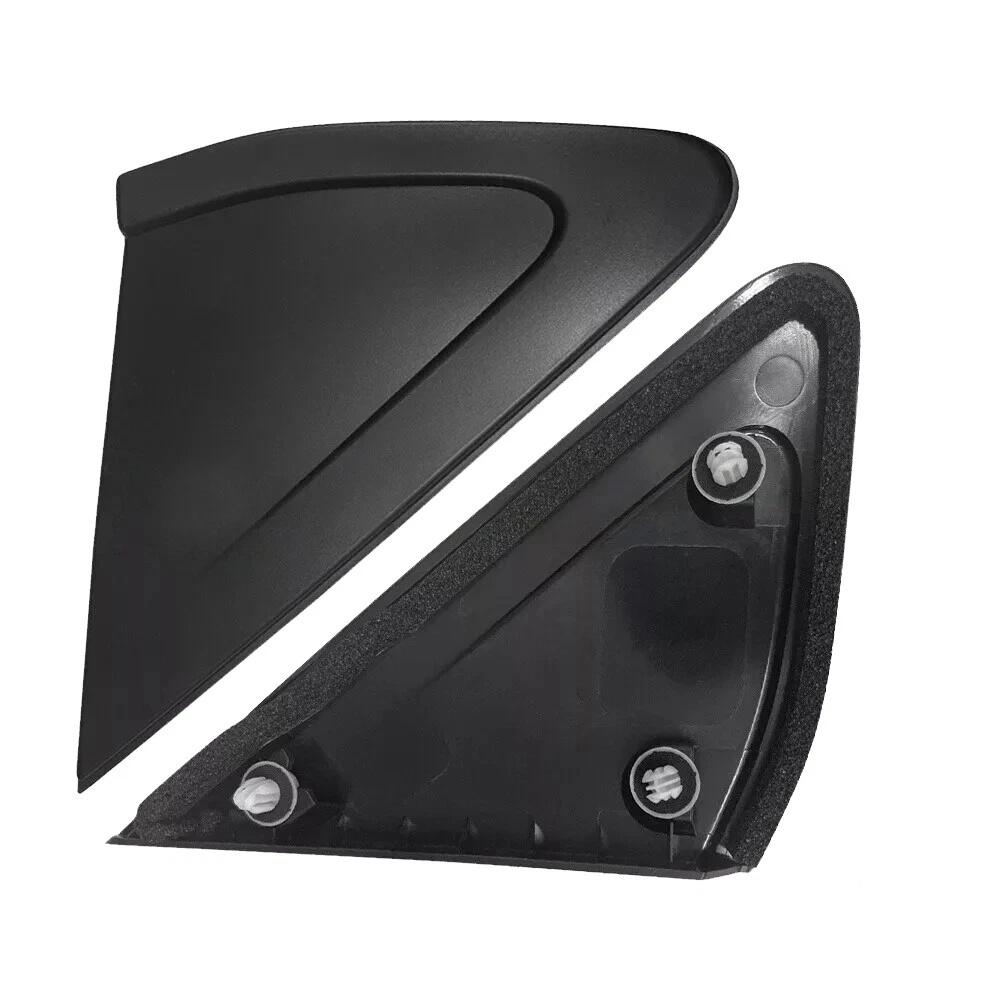 2Pcs Fender Mirror Molding Triangle Trim Corner Cover For Nissan Versa 2020-2021