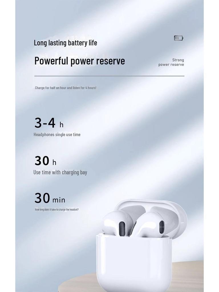 4. Gen Pro4TWS 2024 Bluetooth-Headset: Echte kabellose geräuschunterdrückende, hochwertige Sport-Ohrhörer