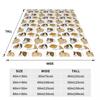 Guinea Pigs Super Warm Blankets Animal Nature Picnic Throw Blanket Spring Pattern Custom DIY Flannel Bedspread Sofa Bed Cover